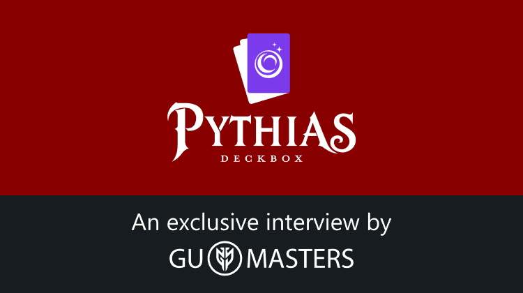 Entrevista exclusiva con GU Masters en Pythias Deckbox para Entrevista Apocalypse 2026.