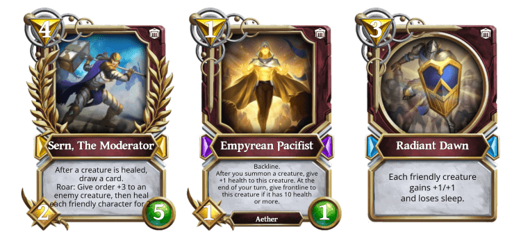 Mejores cartas de Divine Order - Light - GU Masters
