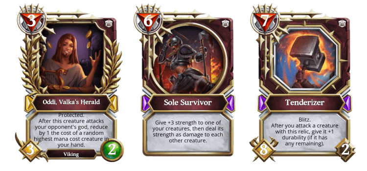Mejores cartas de Divine Order - War - GU Masters