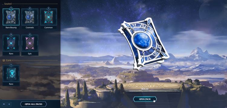 Gods Unchained - Sealed mode - 5 Sealed rewards