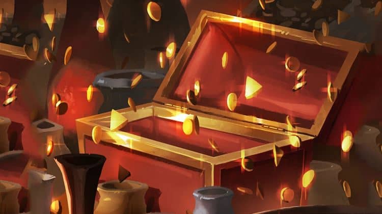 Gods Unchained - Card Art - Fill The Coffers