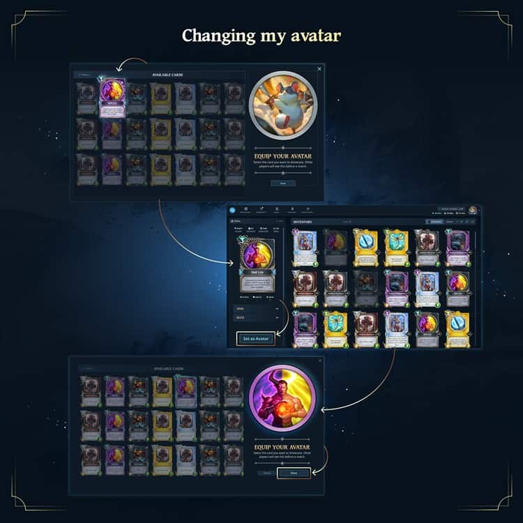 Gods Unchained - How to Change user pic