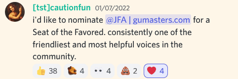 JFA - Nominación por Cautionfun para council of the Mortals