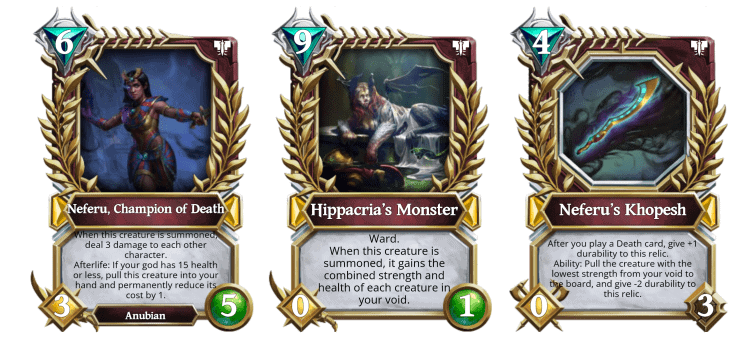 Mejores cartas Divine Order - Death - GU Masters