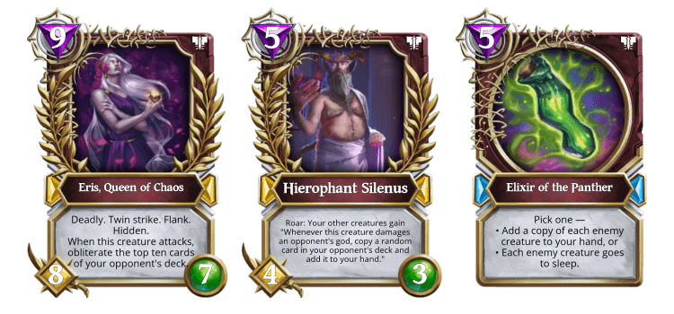 Mejores cartas Divine Order - Deception - GU Masters