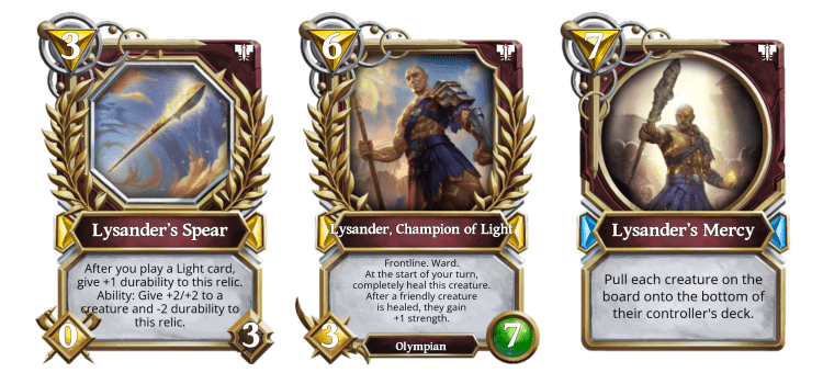 Mejores cartas Divine Order - Light - GU Masters