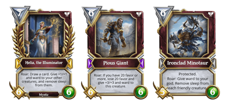Mejores cartas Divine Order - Neutral - GU Masters