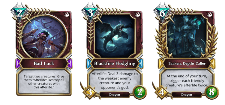 Mejores cartas de Tides of Fate - Death - GU Masters